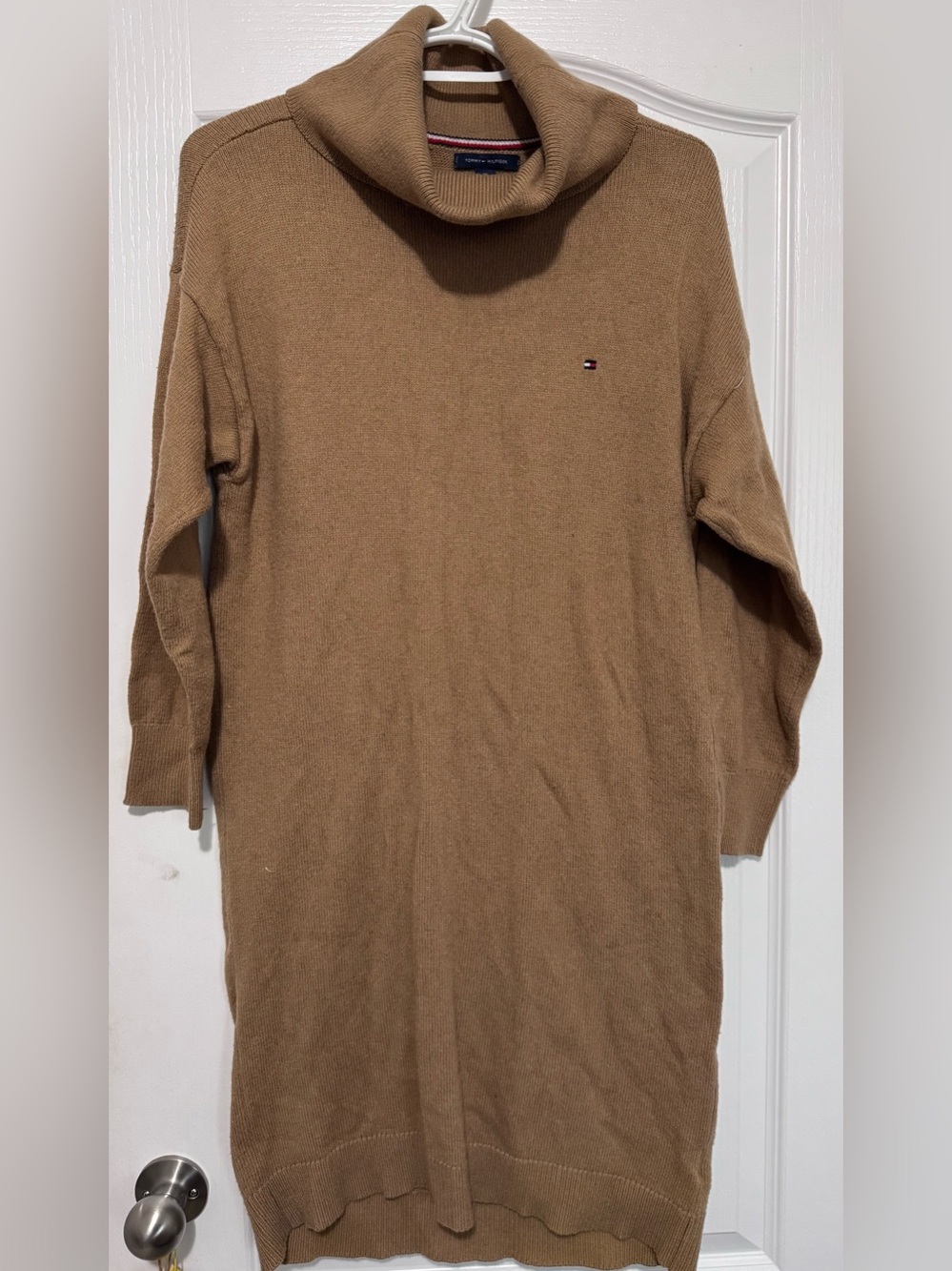 Women’s Tommy Hilfiger Camel Turtleneck Sweater